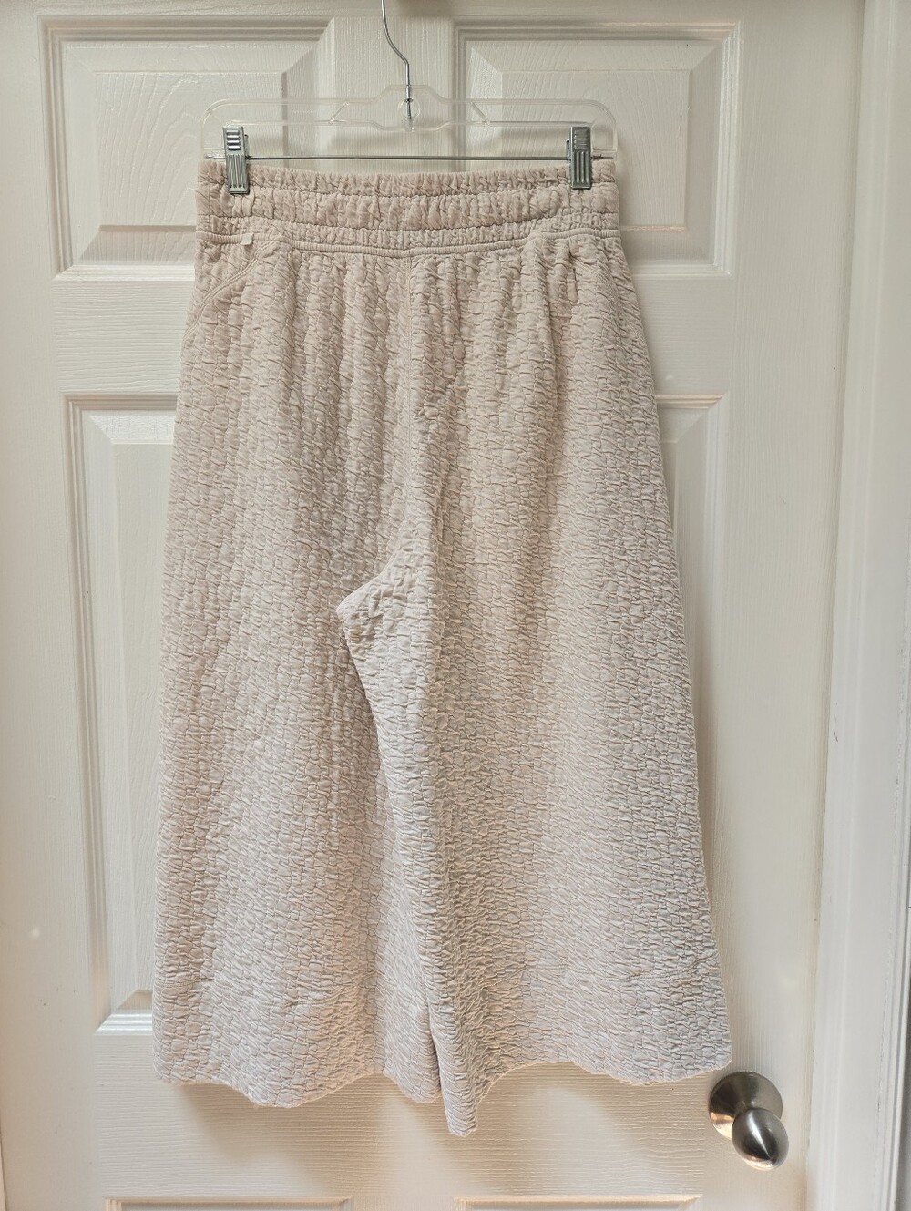 Lululemon Rippled Wide Leg Super-High-Rise Crop White Opal - Picture 4 of 7